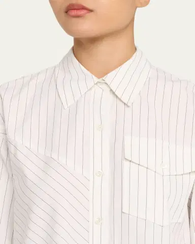 3.1 Phillip Lim Asymmetric Poplin Shirt | Thumbnail 5 3.1 Phillip Lim Asymmetric Poplin Shirt | Thumbnail 5
