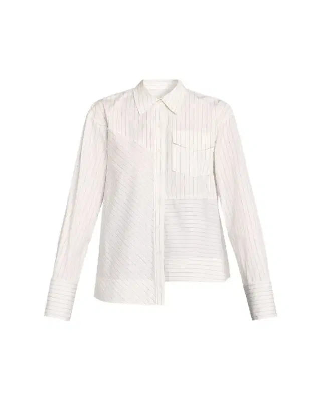 Asymmetric Poplin Shirt