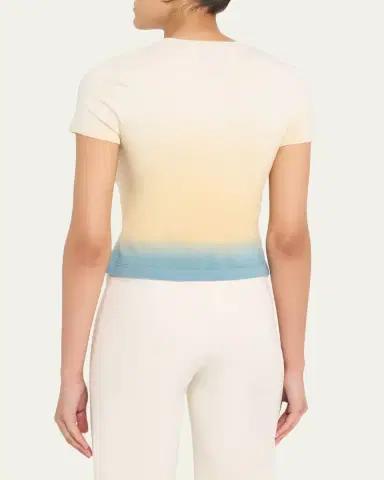 3.1 Phillip Lim Short-Sleeve Ombré Cardigan | Thumbnail 3 3.1 Phillip Lim Short-Sleeve Ombré Cardigan | Thumbnail 3