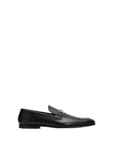 Gucci Men's Jordaan Moccasin Leather Bit Loafers | Thumbnail 1 Gucci Men's Jordaan Moccasin Leather Bit Loafers | Thumbnail 1