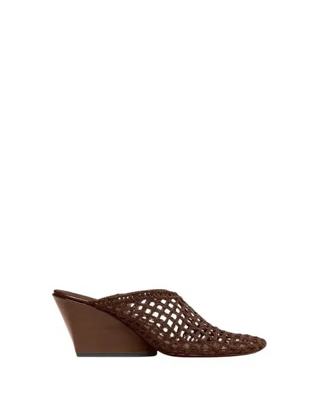 Slant Crochet Mules