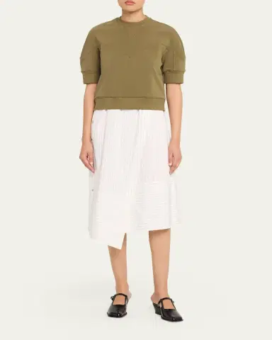 3.1 Phillip Lim French-Terry Combo Dress | Thumbnail 2