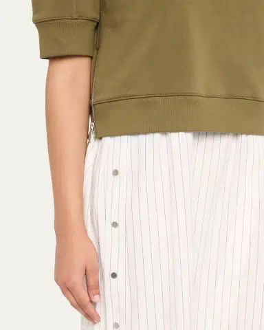 3.1 Phillip Lim French-Terry Combo Dress | Thumbnail 5