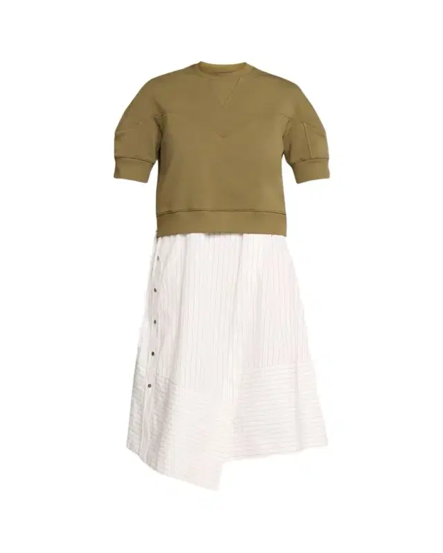 3.1 Phillip Lim French-Terry Combo Dress