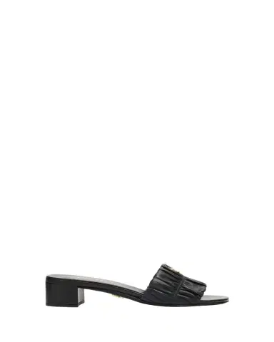 Prada 35mm Matelasse Nappa Leather Block-Heel Sandals | Thumbnail 1 Prada 35mm Matelasse Nappa Leather Block-Heel Sandals | Thumbnail 1