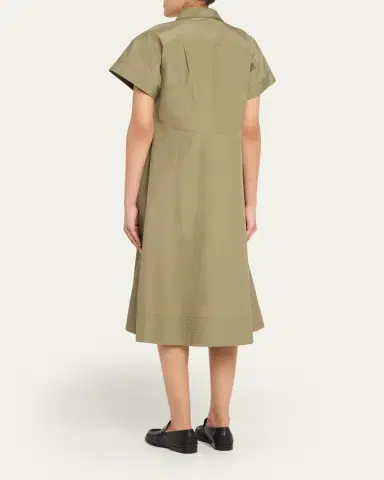 3.1 Phillip Lim Poplin Trapeze Midi Dress | Thumbnail 3 3.1 Phillip Lim Poplin Trapeze Midi Dress | Thumbnail 3