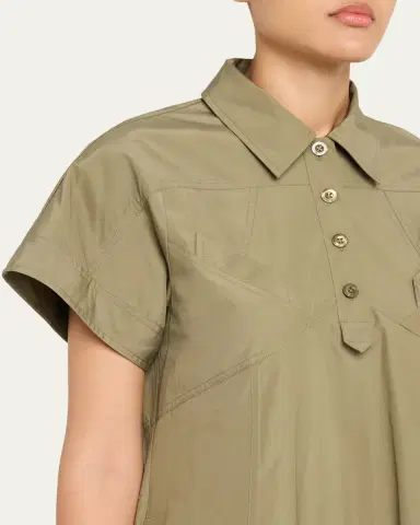 3.1 Phillip Lim Poplin Trapeze Midi Dress | Thumbnail 5 3.1 Phillip Lim Poplin Trapeze Midi Dress | Thumbnail 5