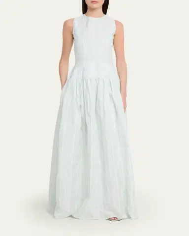 Loulou de Saison Ama Structured Maxi Dress | Thumbnail 2 Loulou de Saison Ama Structured Maxi Dress | Thumbnail 2