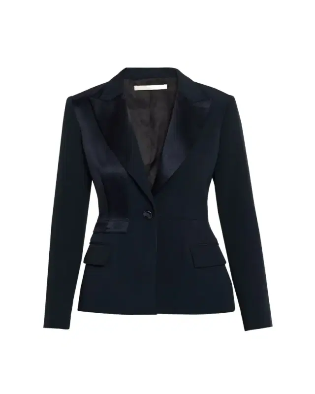 Jason Wu Collection Tailored Satin-Trim Blazer