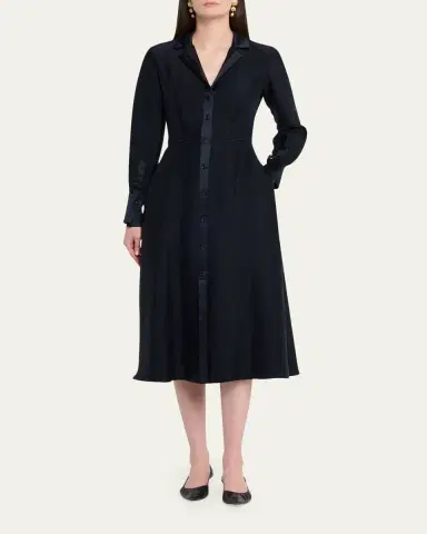Jason Wu Collection Washed Twill Layered Midi Shirtdress | Thumbnail 2