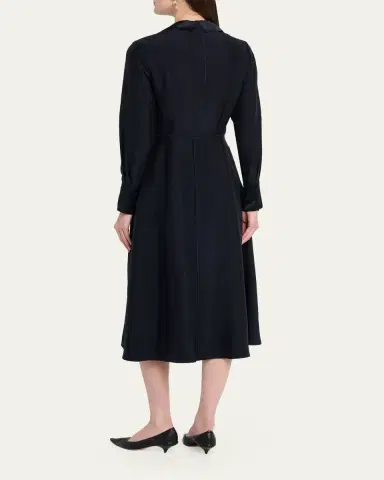 Jason Wu Collection Washed Twill Layered Midi Shirtdress | Thumbnail 3