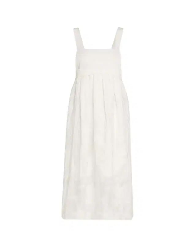 Vince Sleeveless Mixed-Media Dress