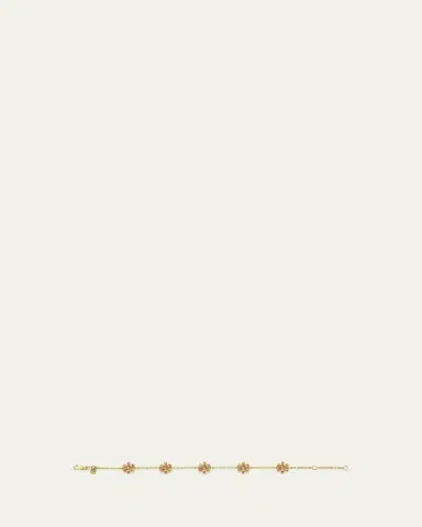 Sydney Evan 14K Daisy Cocktail Chain Bracelet | Thumbnail 2