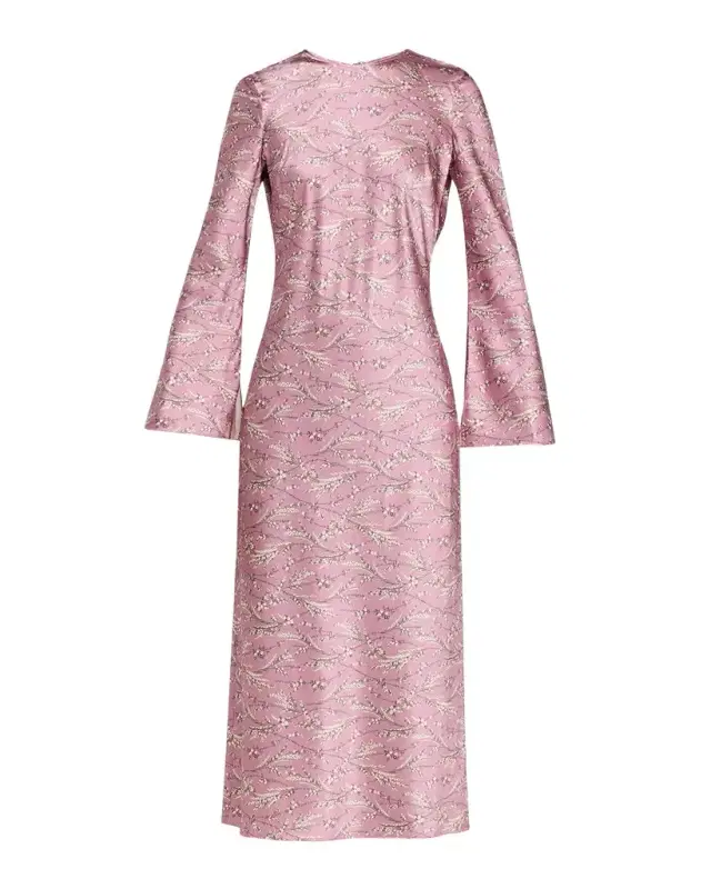 Veronica Beard Gemma Stretch-Silk Midi Dress