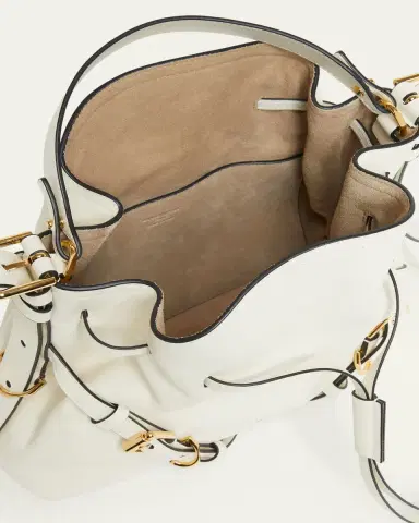 Givenchy Voyou Small Buckle Shoulder Bag in Leather | Thumbnail 4 Givenchy Voyou Small Buckle Shoulder Bag in Leather | Thumbnail 4