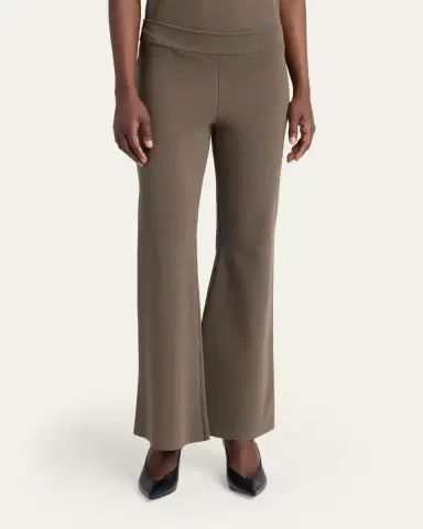 Stella McCartney Compact Knit Iconic Flared Pants | Thumbnail 4