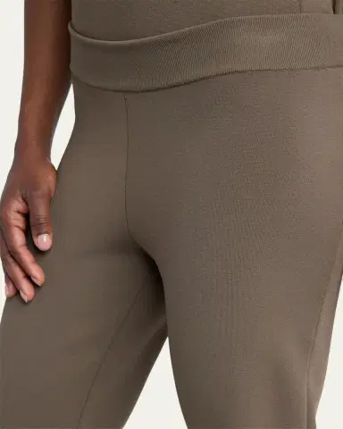 Stella McCartney Compact Knit Iconic Flared Pants | Thumbnail 5