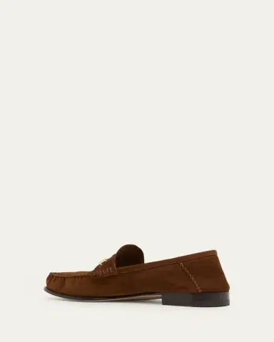 Tom Ford Men's Ripley Suede Moccasin T-Bit Loafers | Thumbnail 4