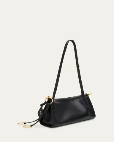 Alaïa Le Click Small Shoulder Bag in Glossy Leather | Thumbnail 3 Alaïa Le Click Small Shoulder Bag in Glossy Leather | Thumbnail 3