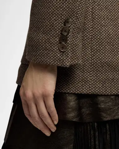 Ralph Lauren Collection Hailey Broken-Twill Jersey Jacket | Thumbnail 6 Ralph Lauren Collection Hailey Broken-Twill Jersey Jacket | Thumbnail 6