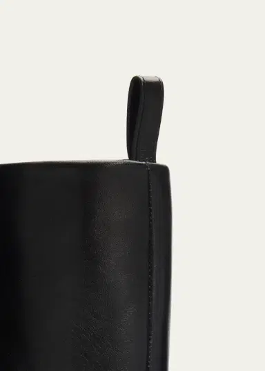 Manolo Blahnik 50mm Leather Knee-High Low-Heel Boots | Thumbnail 3 Manolo Blahnik 50mm Leather Knee-High Low-Heel Boots | Thumbnail 3