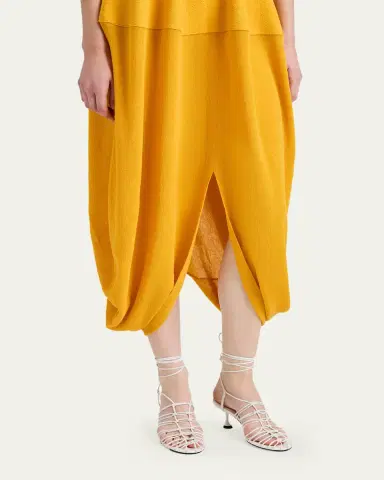 Proenza Schouler Sukki Sleeveless Draped Cocoon Midi Dress | Thumbnail 7 Proenza Schouler Sukki Sleeveless Draped Cocoon Midi Dress | Thumbnail 7