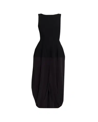 Proenza Schouler Sukki Sleeveless Draped Cocoon Midi Dress | Thumbnail 1 Proenza Schouler Sukki Sleeveless Draped Cocoon Midi Dress | Thumbnail 1