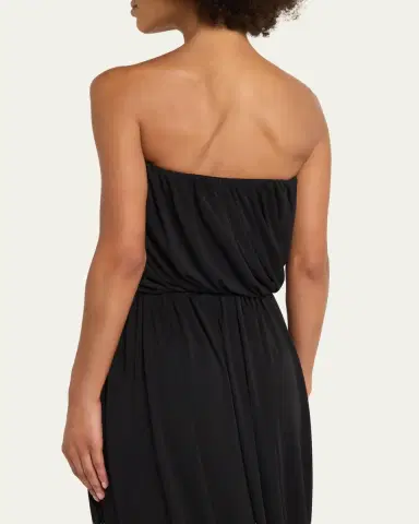 Cinq à Sept Calden Draped Strapless Top | Thumbnail 3 Cinq à Sept Calden Draped Strapless Top | Thumbnail 3