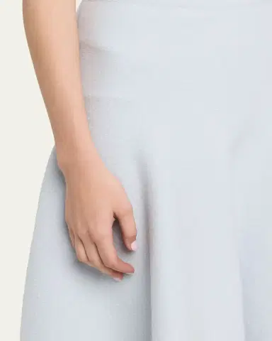 Brandon Maxwell Miller Structured Wool Midi Skirt | Thumbnail 5 Brandon Maxwell Miller Structured Wool Midi Skirt | Thumbnail 5