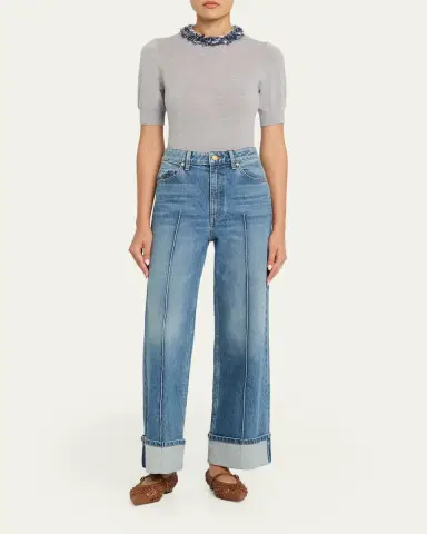 Ulla Johnson Jude Embellished Merino Sweater | Thumbnail 2 Ulla Johnson Jude Embellished Merino Sweater | Thumbnail 2