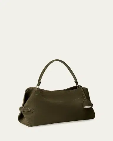 Ralph Lauren Collection The Ralph Calf-Suede Top-Handle Bag | Thumbnail 3