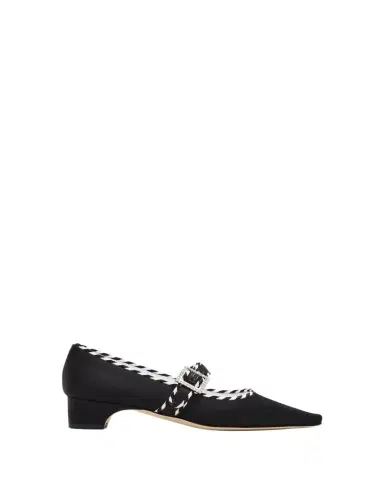 Manolo Blahnik 30mm Zaera Satin Mary Jane Pumps | Thumbnail 1