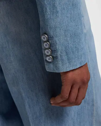 Ralph Lauren Collection Lochlan Cotton Denim Jacket | Thumbnail 6 Ralph Lauren Collection Lochlan Cotton Denim Jacket | Thumbnail 6