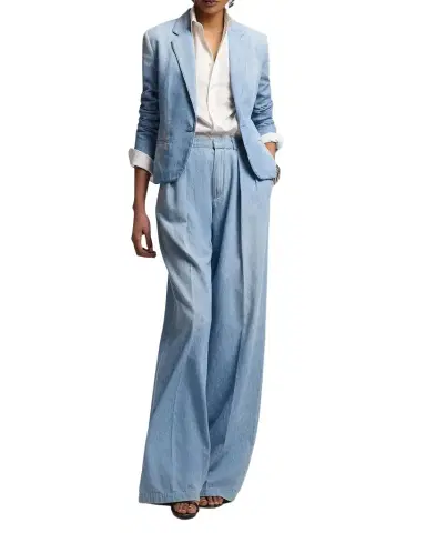 Ralph Lauren Collection Lochlan Cotton Denim Jacket | Thumbnail 1 Ralph Lauren Collection Lochlan Cotton Denim Jacket | Thumbnail 1