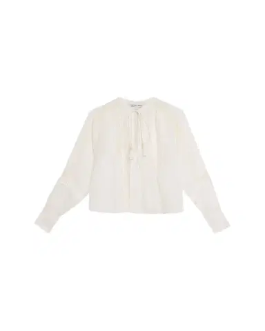 Veronica Beard Sawyer Ramie Blouse | Thumbnail 1 Veronica Beard Sawyer Ramie Blouse | Thumbnail 1