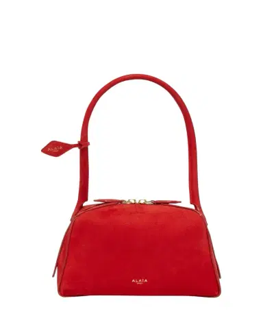 Alaïa Le Bouledogue Dome Suede Top-Handle Bag | Thumbnail 1 Alaïa Le Bouledogue Dome Suede Top-Handle Bag | Thumbnail 1