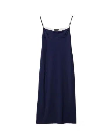 Miu Miu Layered Midi Cami Dress | Thumbnail 1 Miu Miu Layered Midi Cami Dress | Thumbnail 1