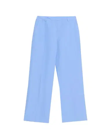 Lafayette 148 New York Gates Wide-Leg Silk-Linen Pants | Thumbnail 1 Lafayette 148 New York Gates Wide-Leg Silk-Linen Pants | Thumbnail 1