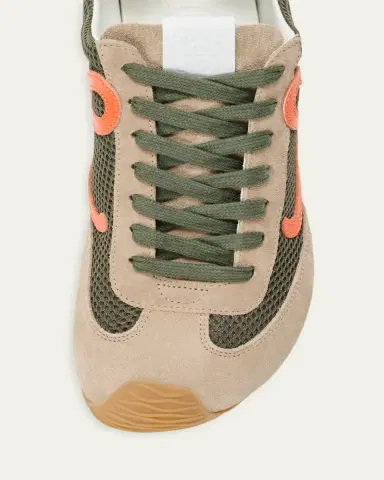 LOEWE Men's Ballet Runner 2 Mesh and Suede Low-Top Sneakers | Thumbnail 3 LOEWE Men's Ballet Runner 2 Mesh and Suede Low-Top Sneakers | Thumbnail 3