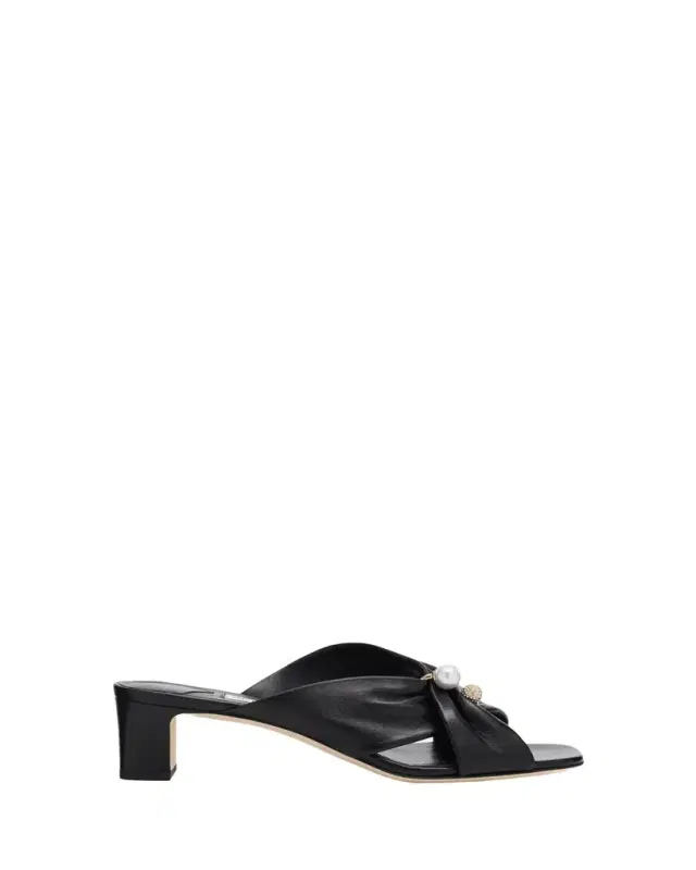 Jimmy Choo 45mm Rafi Leather Mules