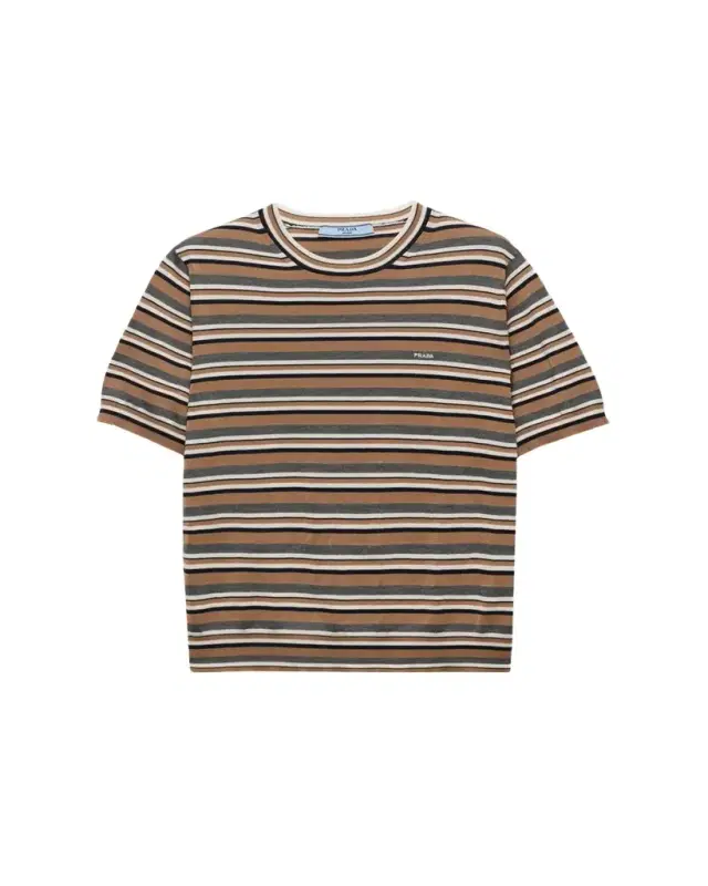 Short-Sleeve Striped Jersey T-Shirt