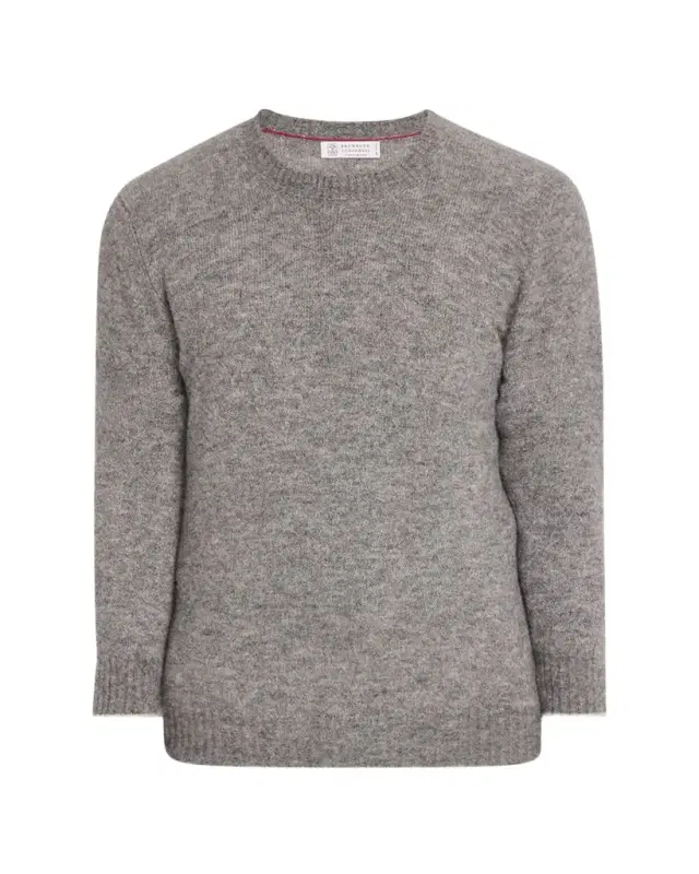 Men's Alpaca-Blend Crewneck Sweater