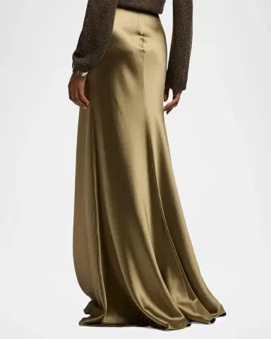 Ralph Lauren Collection Masina Satin Skirt | Thumbnail 2 Ralph Lauren Collection Masina Satin Skirt | Thumbnail 2