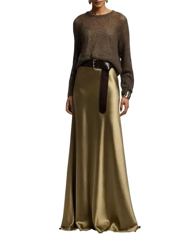 Ralph Lauren Collection Masina Satin Skirt
