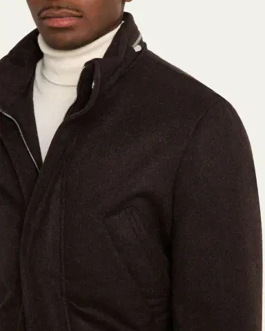 Brunello Cucinelli Men's Cashmere Field Coat | Thumbnail 5