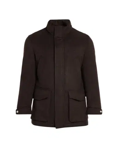 Brunello Cucinelli Men's Cashmere Field Coat | Thumbnail 1