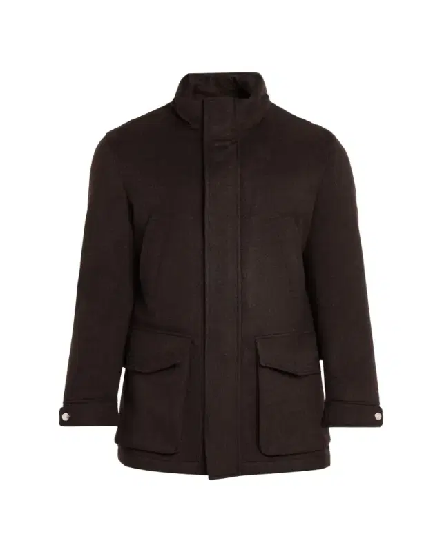 Brunello Cucinelli Men's Cashmere Field Coat
