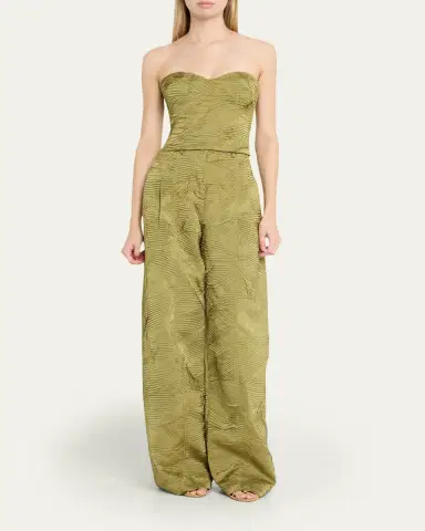 Ulla Johnson Heleen Satin Strapless Crop Top | Thumbnail 2 Ulla Johnson Heleen Satin Strapless Crop Top | Thumbnail 2