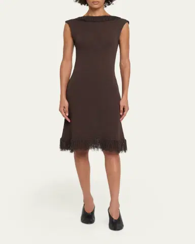 Proenza Schouler Saski Textured Fringe Dress | Thumbnail 2