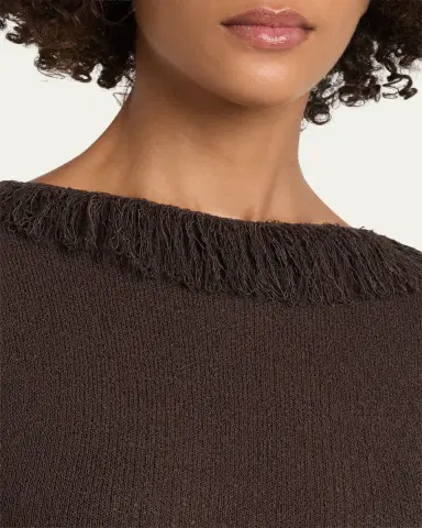 Proenza Schouler Saski Textured Fringe Dress | Thumbnail 5